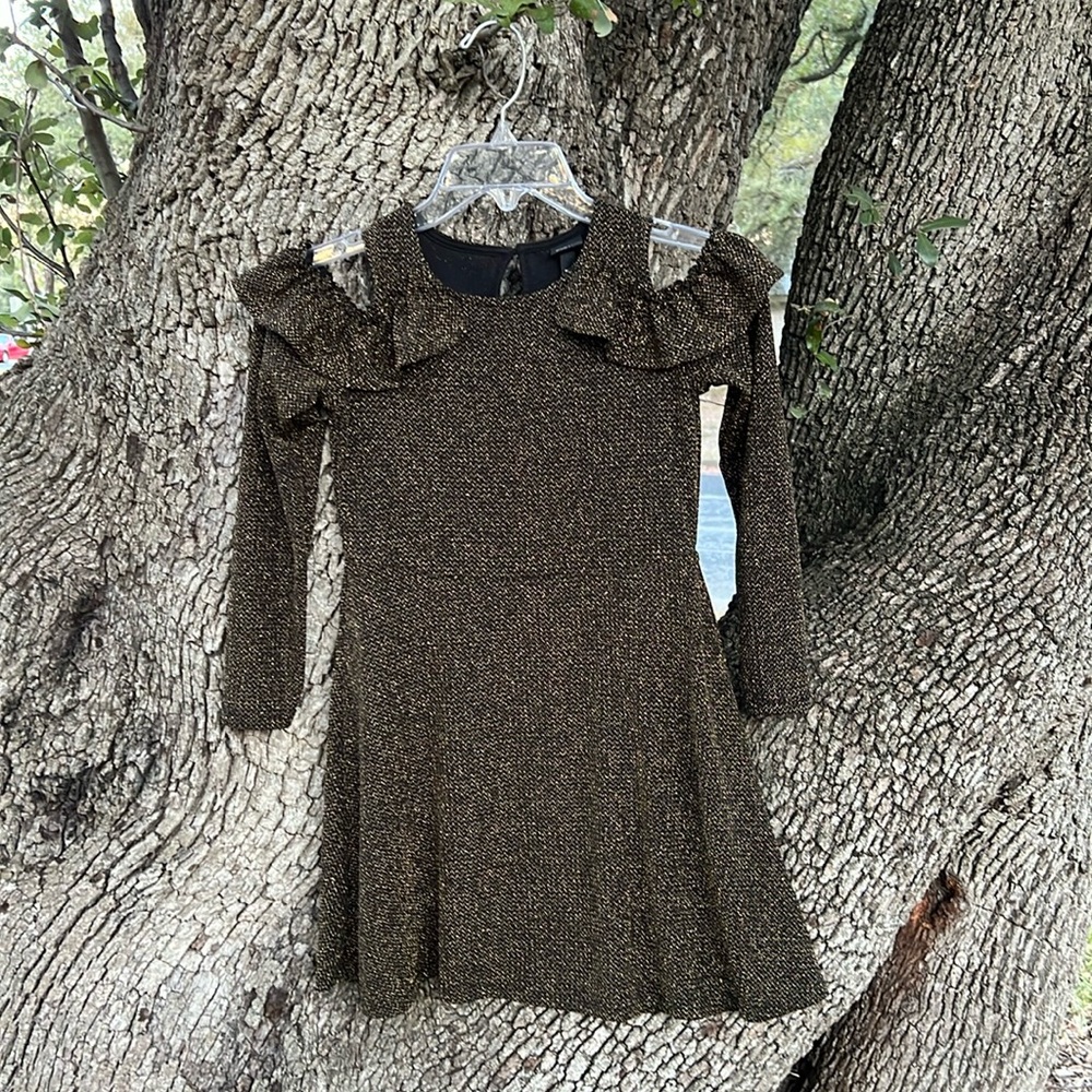 Stylish art class Cold Shoulder Dress